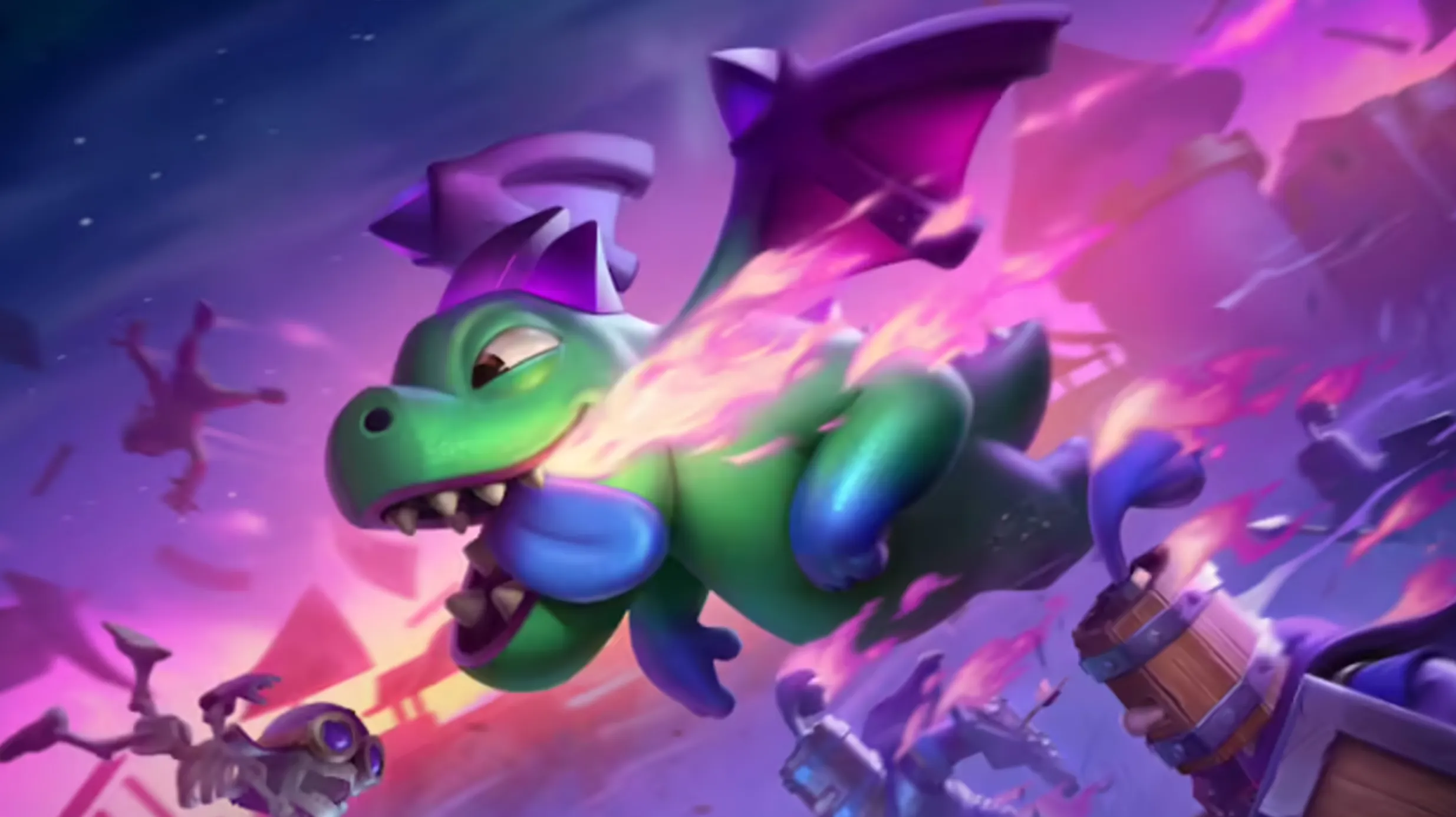 Baby Dragon clash royale card